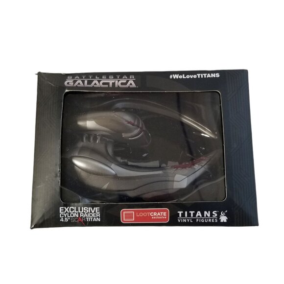 Battlestar Galactica Cyclon Raider 4.5" Scar Titan Loot Crate Exclusive Vinyl - Picture 1 of 6